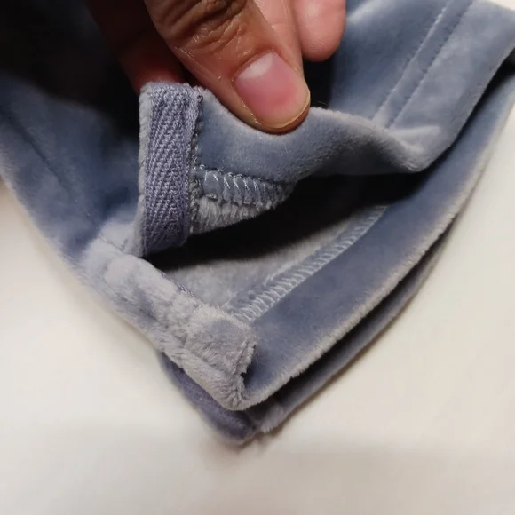 UGG Belden Velour Lounge SET Hoodie & Joggers Dusty Blue XS 2-Piece - Picture 9 of 16